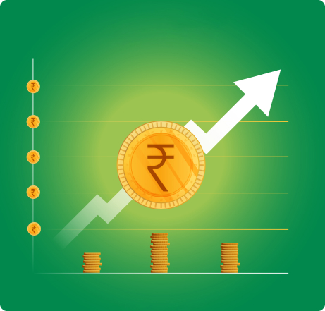 Financial growth illustration
